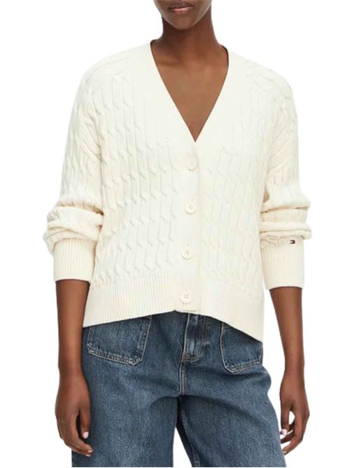 Cardigan a trecce Tommy Hilfiger | WW0WW50078Z00